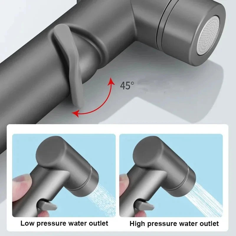 All-copper handheld toilet sprayer, bidet faucet,