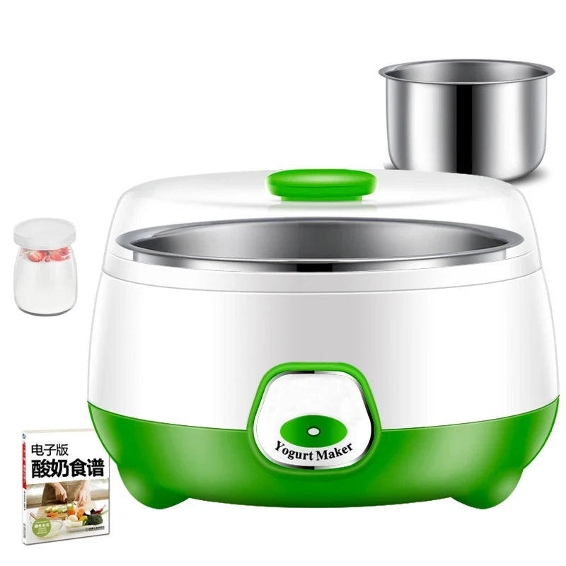 1L Electric Mini Yogurt Maker Automatic Multifunctional 220V Household Rice Maker