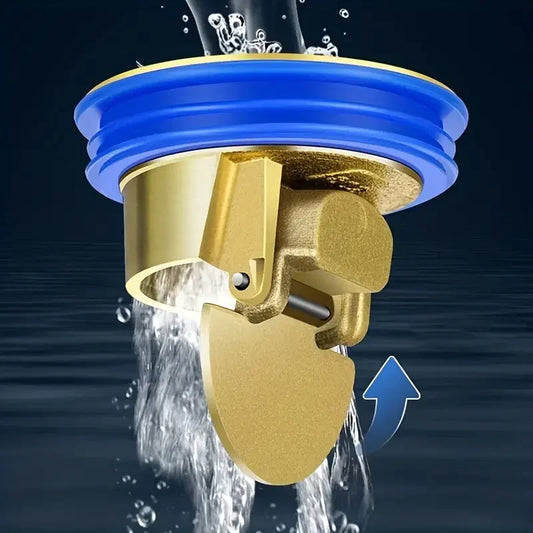 Floor Drain Core, All Copper, Odor Proof Core, Drain Guard Sewer Backflow Preventer