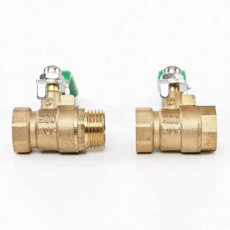 1/2'' Brass Ball Valve Male to Female Water Gas Oil Valve with lever handle Copper Plumbing Valve