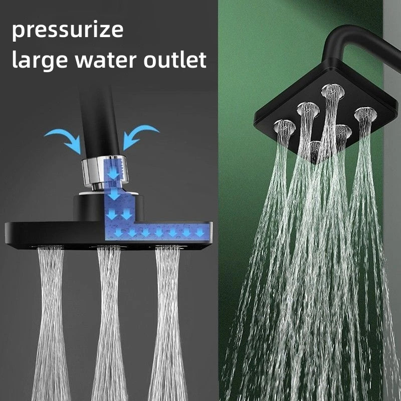 Mini-Surround Pressurized Shower Head