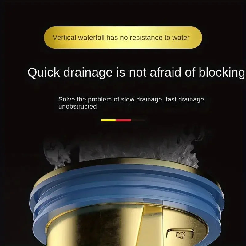 Floor Drain Core, All Copper, Odor Proof Core, Drain Guard Sewer Backflow Preventer