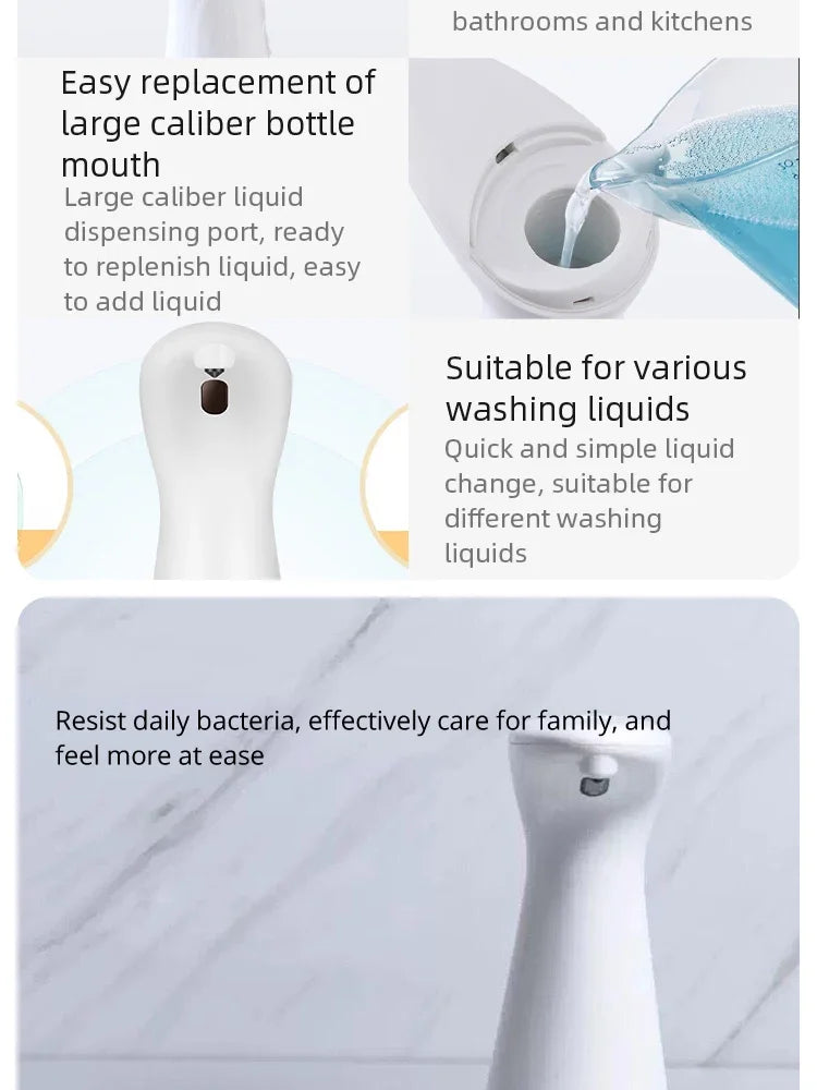 Automatic Sensor Soap Dispenser White High Quality