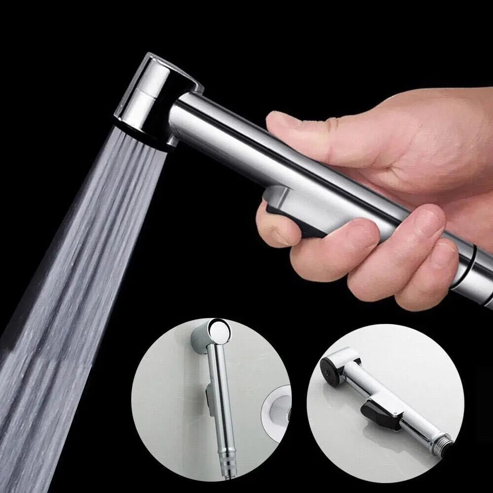 Handheld Hose Spray Shower Head Toilet Douche Bidet Head Bathroom Shower Stainless Steel