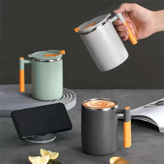 304 Stainless Steel Mug With Tea Leak Tea Cup Double Layer Coffee Cup