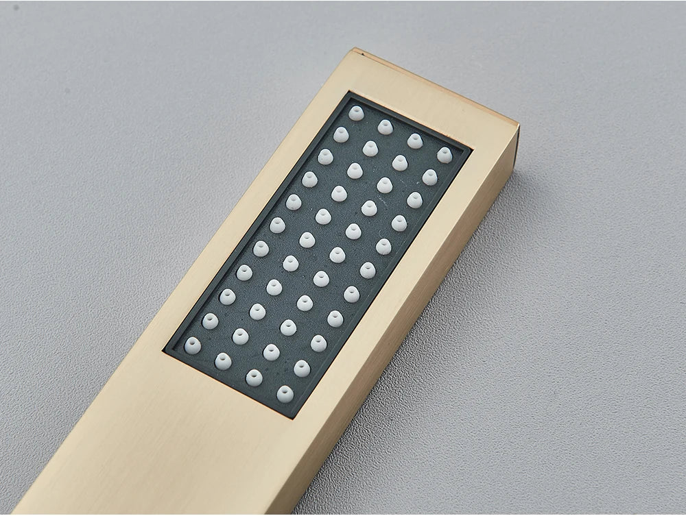 Hand shower Brass Shower Head. Square Handheld Head Replace