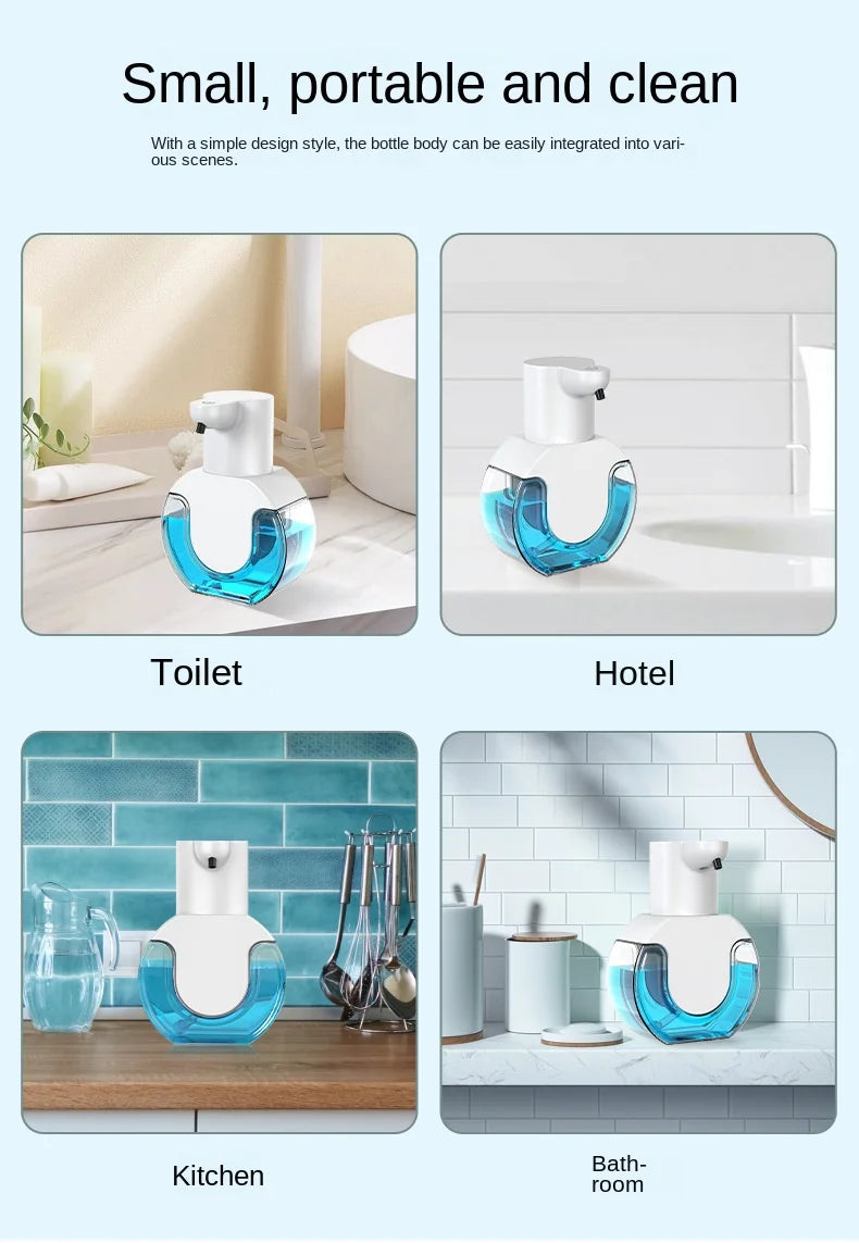 Smart Soap Dispenser 420ml Touchless Motion Sensor Washing Hand Device Wall-Mounted Liquid Soap Dispenser
