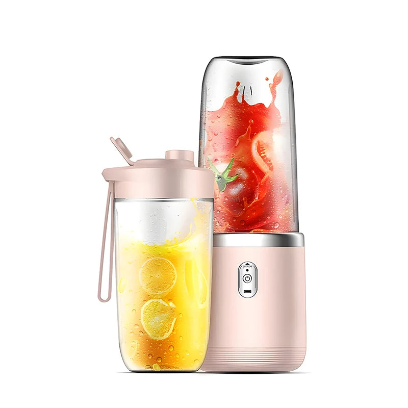 Portable Juicer Blender 400ml Electric Fruit Juicer USB Charging