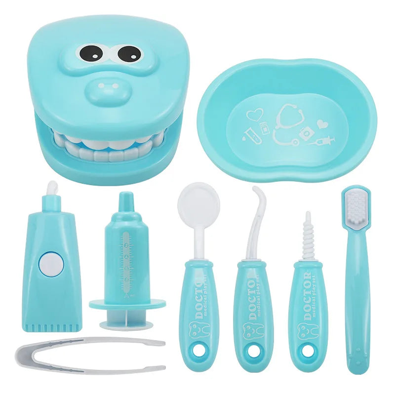 Children Montessori Toys , Dentist Check Teeth Model Doctors Role Play