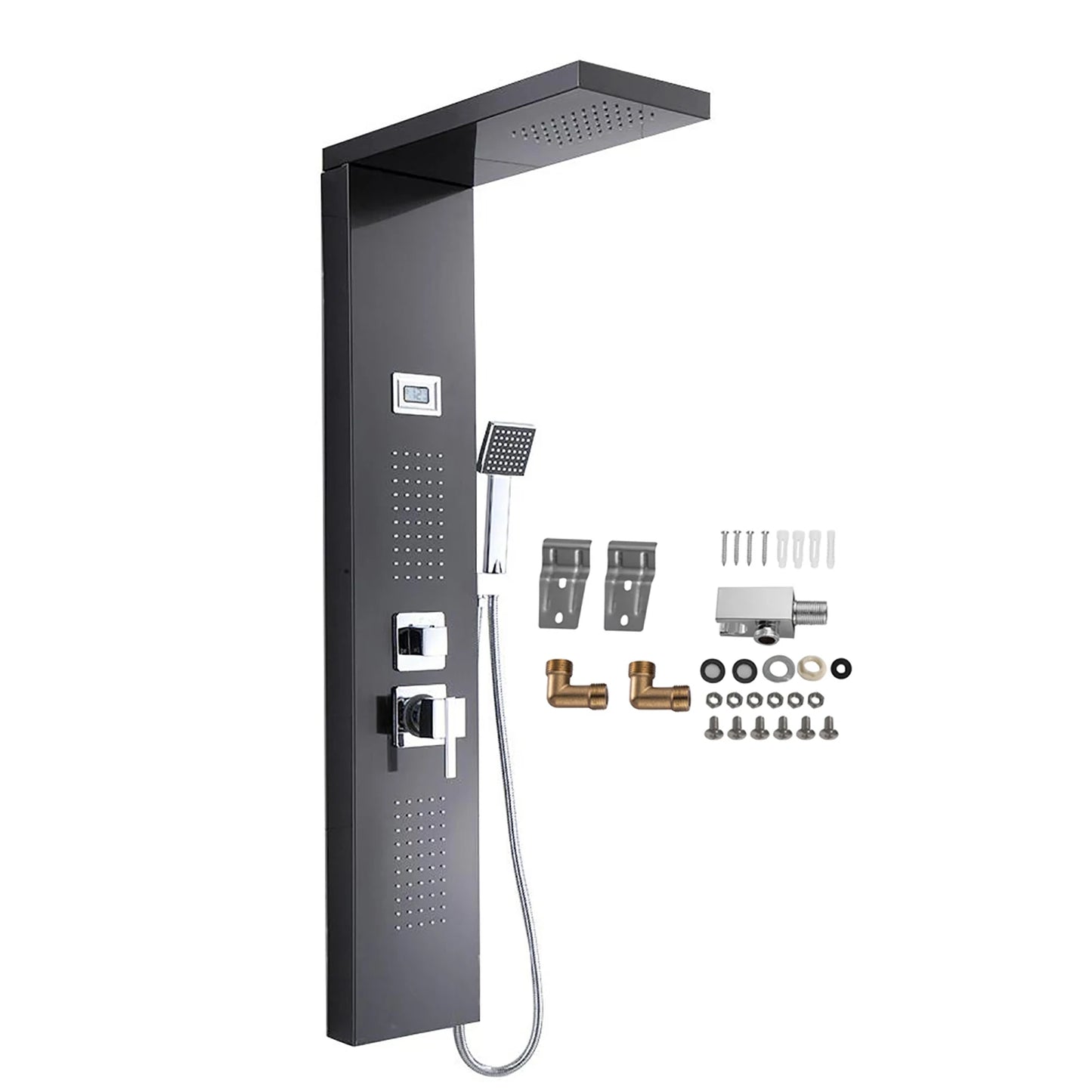 Bathroom Shower Panel Rain Waterfall Spray with Handshower Kit