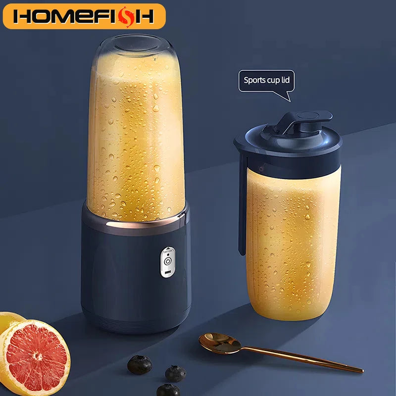 Portable Juicer Blender 400ml Electric Fruit Juicer USB Charging