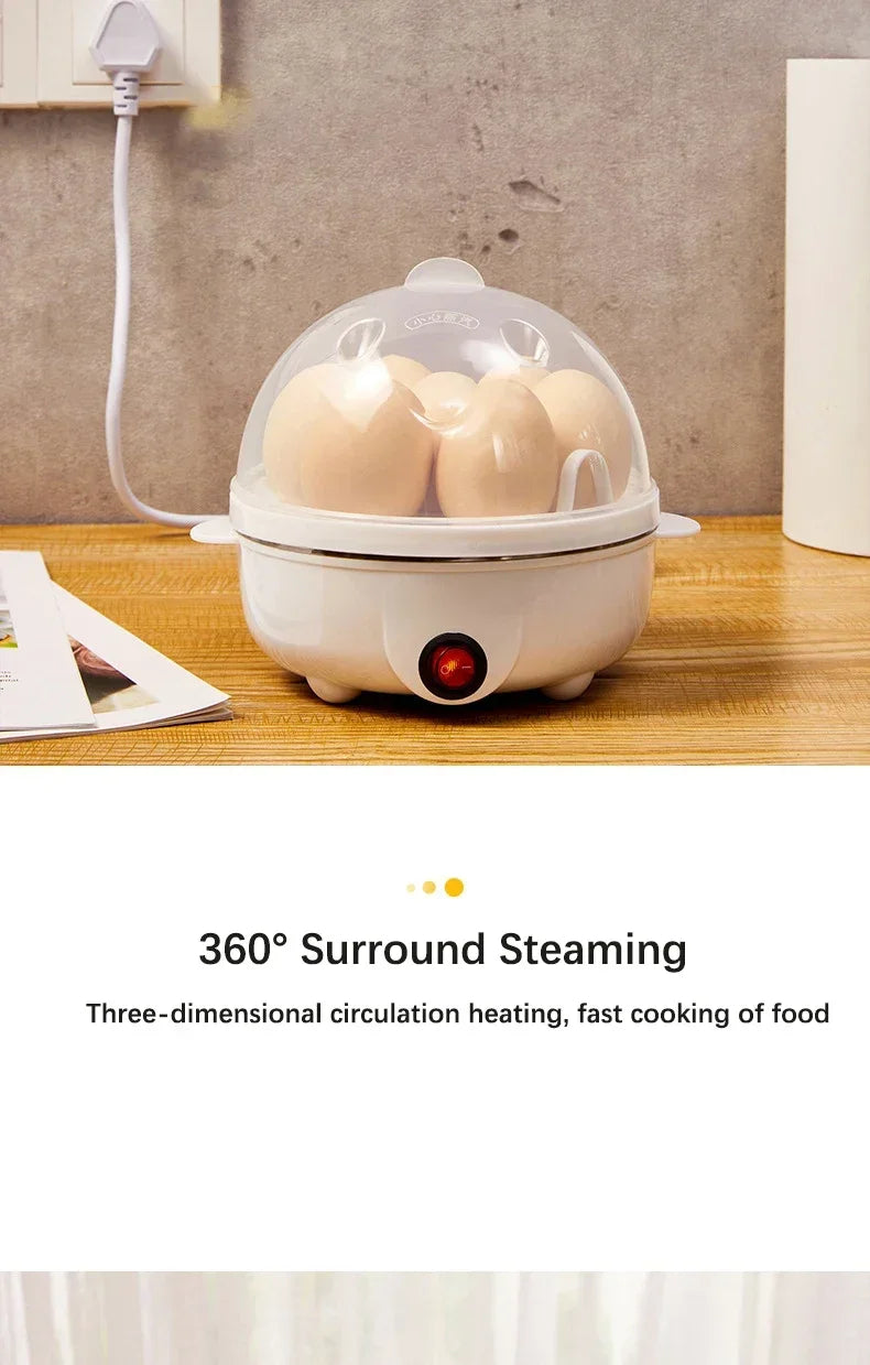 110V/220V Multifunctional Electric Egg Boiler Double Layers Egg Cooker Mini Steamer