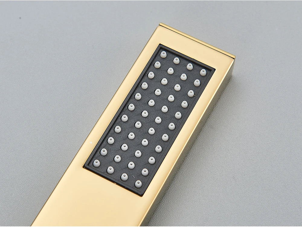 Hand shower Brass Shower Head. Square Handheld Head Replace