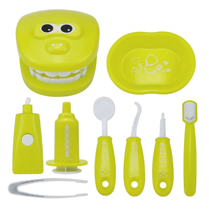 Children Montessori Toys , Dentist Check Teeth Model Doctors Role Play