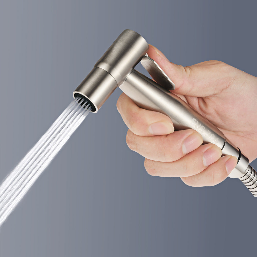 Stainless Steel Faucet Spray Gun Handheld Toilet Bidet Water Sprayer