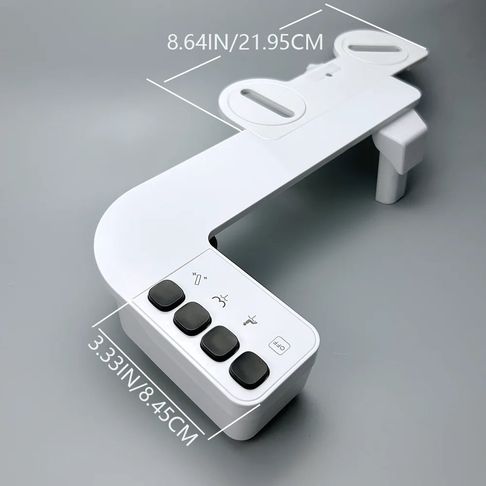 Bidet Attachment Feminine And Rear Wash Nozzle Cleaning, Water Pressure Control, Non-electric Mechanical Sprayer
