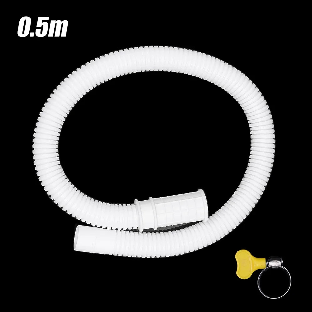 0.5/1/2/3M Washing Machine Draining Hoses Bendable Plastic Tube Faucet Extension Plumbing Hoses Air Conditioner Drain Hoses