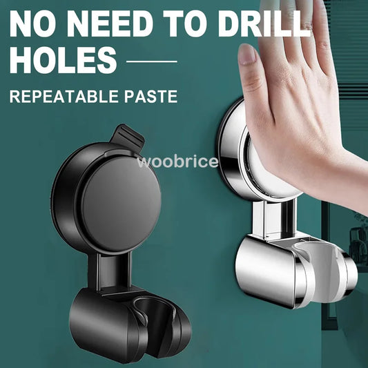 Shower Head Support Mural Douche Suction Cup Holder 360° Adjustable
