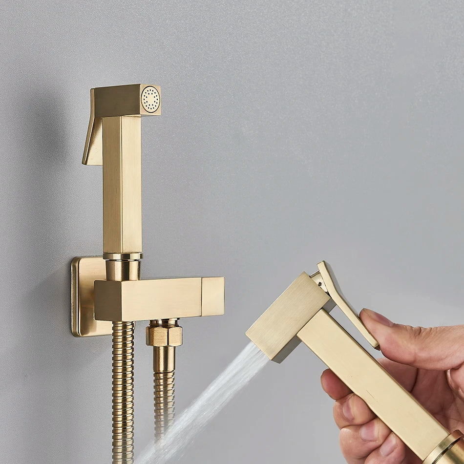 Bidet Faucet Brass Tap Washer Mixer Single Cold Water