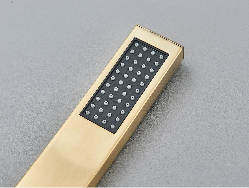Hand shower Brass Shower Head. Square Handheld Head Replace