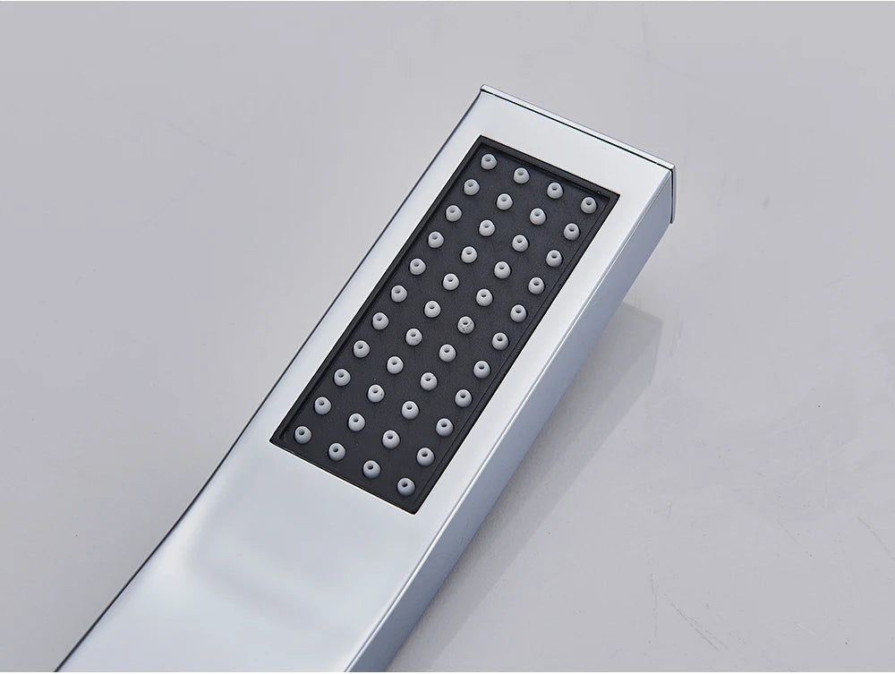 Hand shower Brass Shower Head. Square Handheld Head Replace