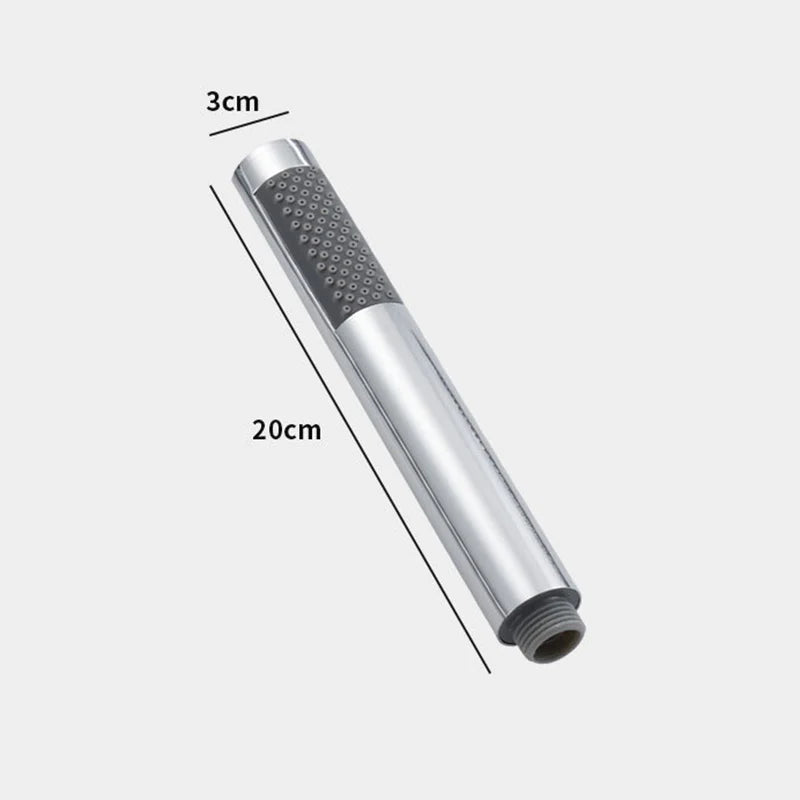 Handheld Cylindrical Stainless Steel Booster Shower Head