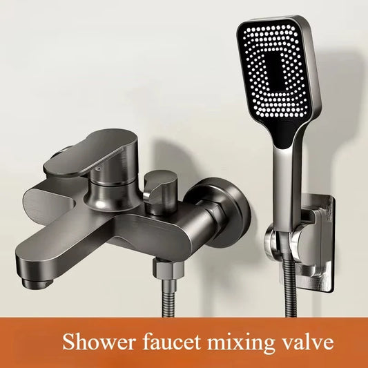 Bathroom Shower Faucet Mixing Valve Shower ,Shower Set Bathtub Mixing Switch Triple Hot and Cold Faucet