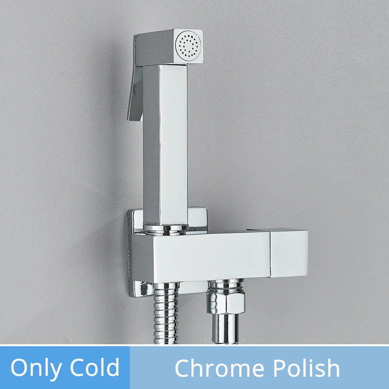 Bidet Faucet Brass Tap Washer Mixer Single Cold Water