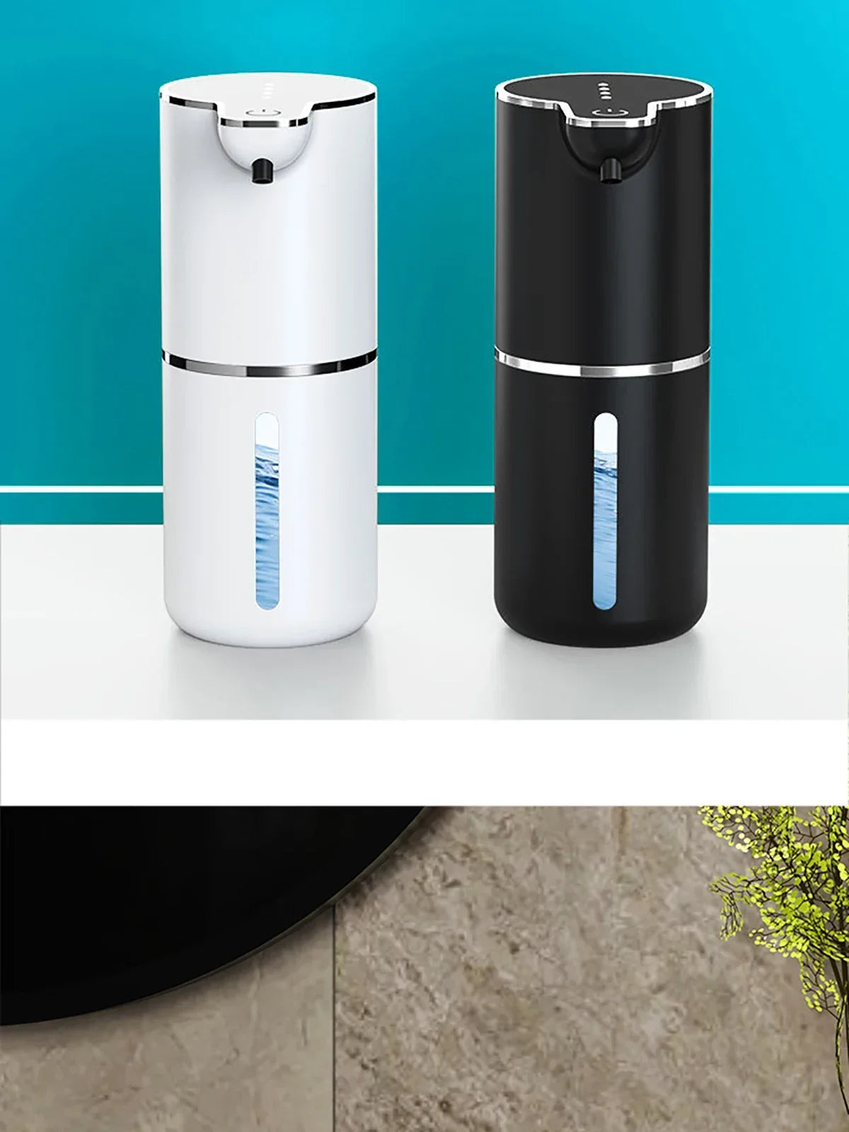 Automatic Soap Dispenser Touchless Foaming Soap Dispenser 380ml USB Rechargeable Electric 4 Level Adjustable
