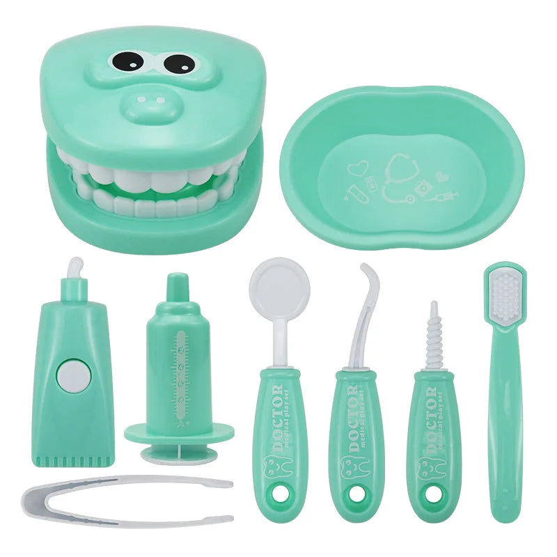 Children Montessori Toys , Dentist Check Teeth Model Doctors Role Play