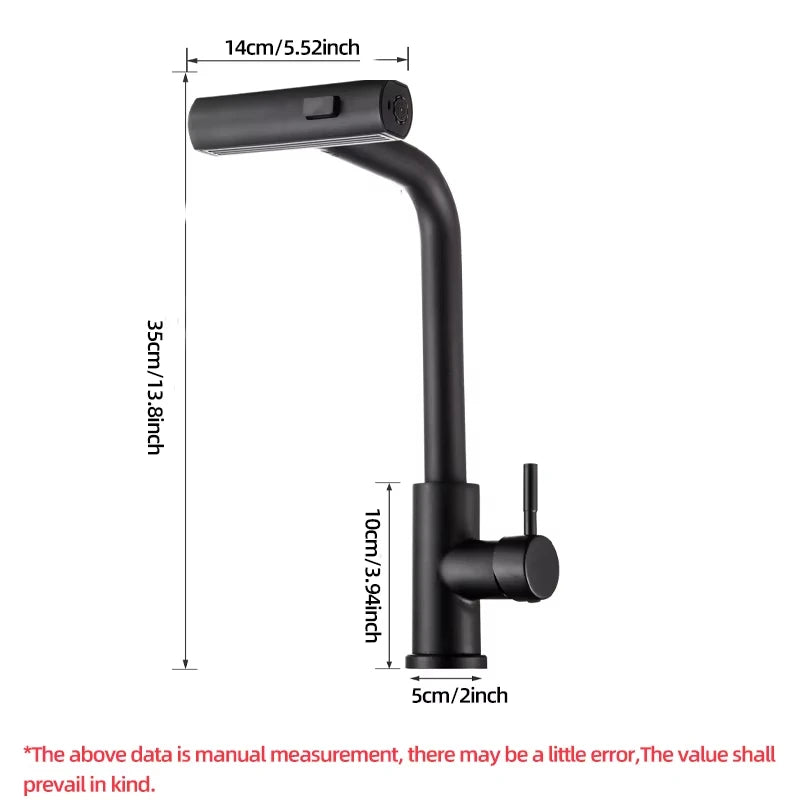 Pull Out Kitchen Faucet, Flexible Hot and Cold Water Kitchen Sink Mixer , Deck Mounted with Stream Shower Mode