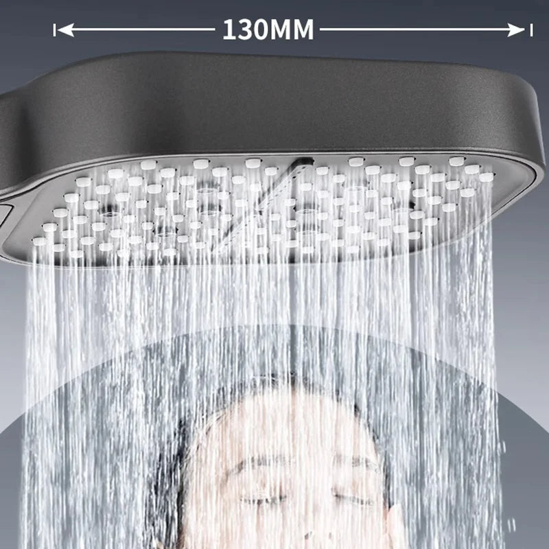 Large Shower Head 7 Modes Adjustable Shower Head