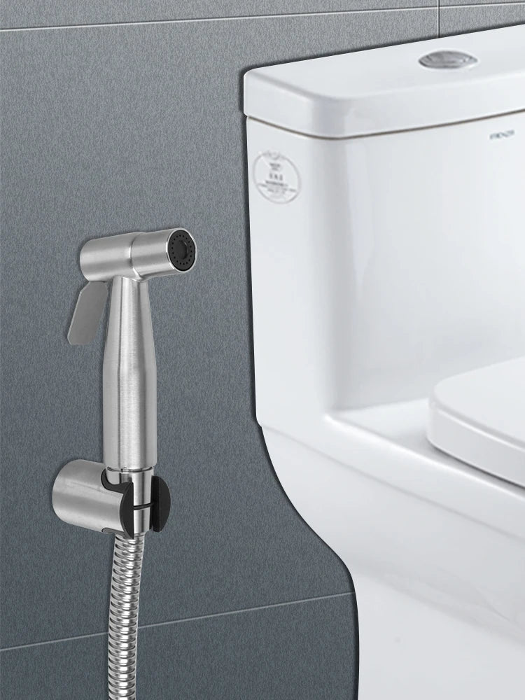 Bidet sprayer set For toilet ,hand sprayer self cleaning Hand Bidet faucet Stainless Steel