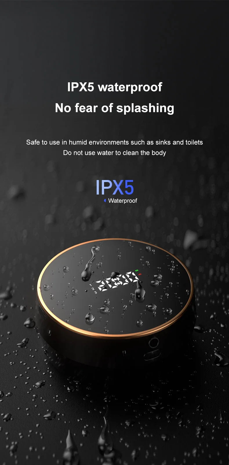Touchless Automatic Sensor Soap Dispenser Foam Type-C Charging Smart Induction Hand Washer with Temperature Digital Display