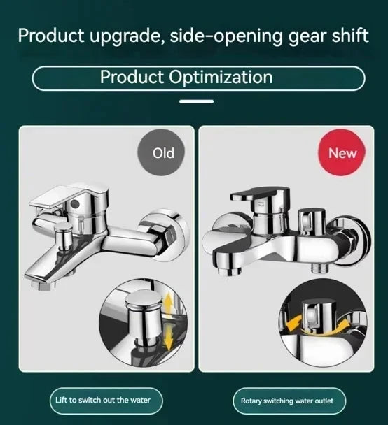 Bathroom Shower Faucet Mixing Valve Shower ,Shower Set Bathtub Mixing Switch Triple Hot and Cold Faucet