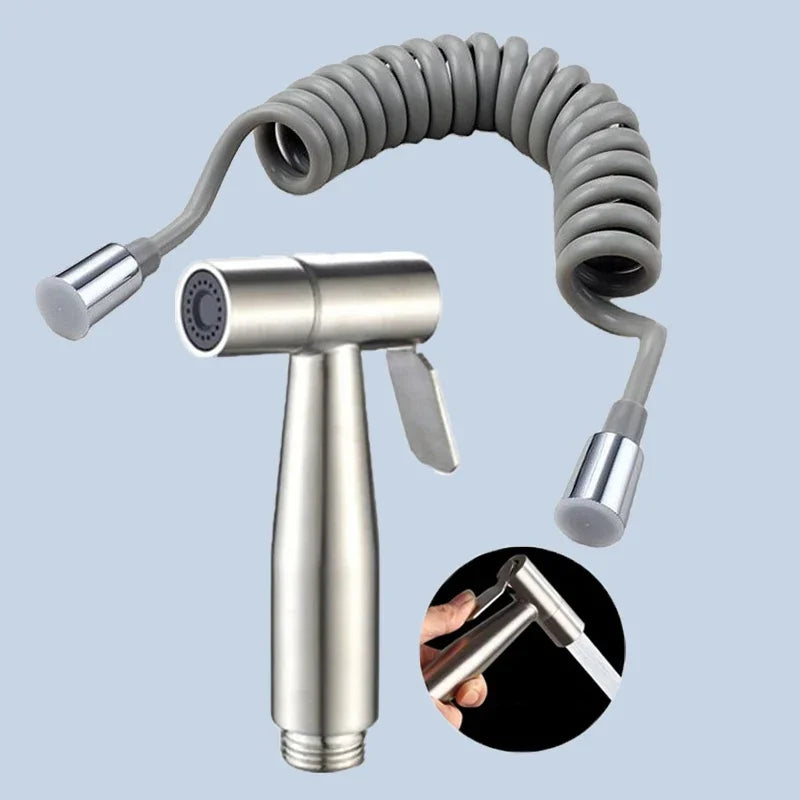 Protable Bidet Toilet Sprayer Stainless Steel Handheld, Bidet Faucet Spray