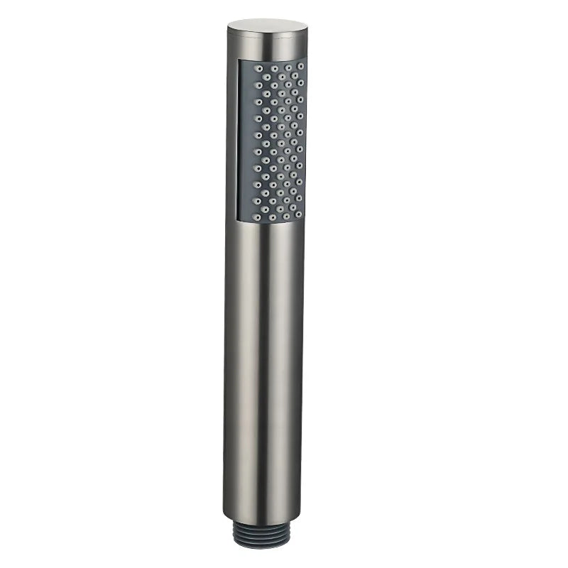 Handheld Cylindrical Stainless Steel Booster Shower Head