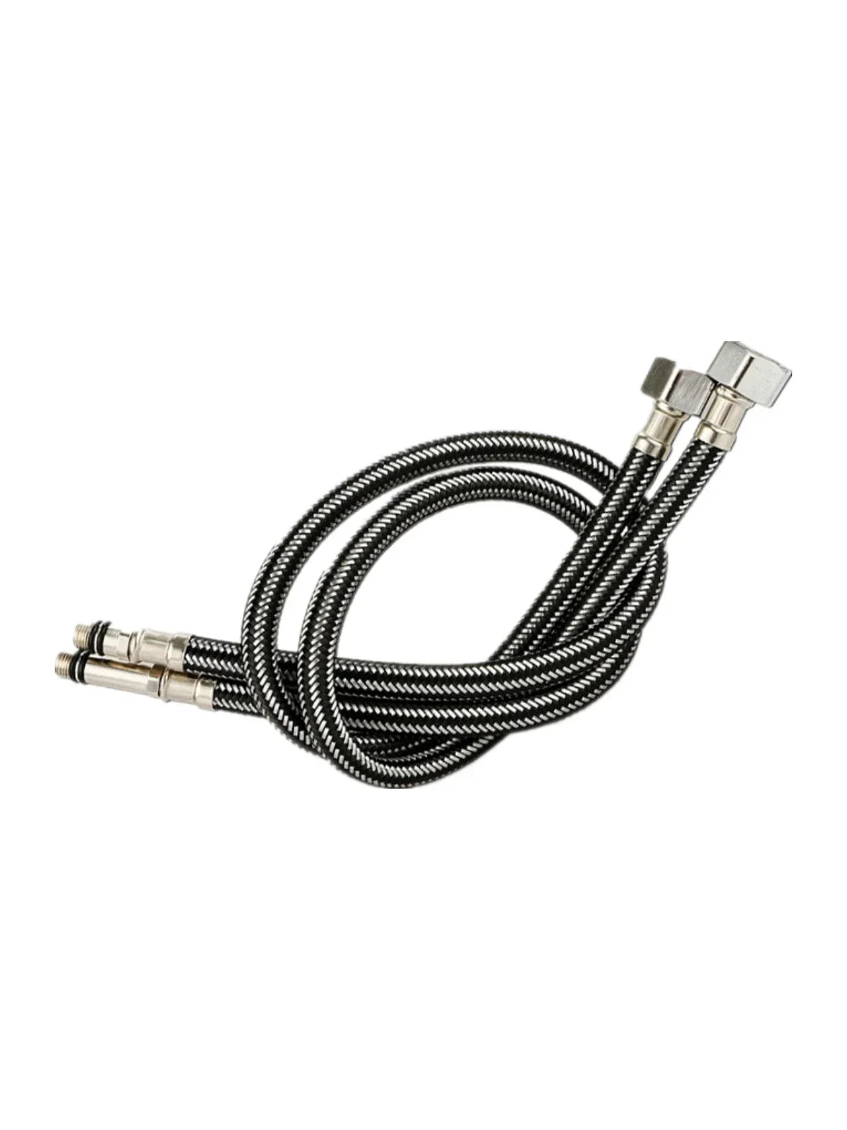 G1/2'' Stainless Steel Nylon Braided Tube Pipe Hose Silicone Plumbing Thermoresistant Tap Basin Faucet Sink Kitchen Bathroom