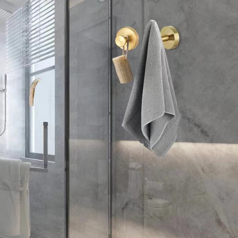 Reusable Stainless Steel Suction Cup Hook Waterproof Wall Mount Hooks Punch-free Kitchen