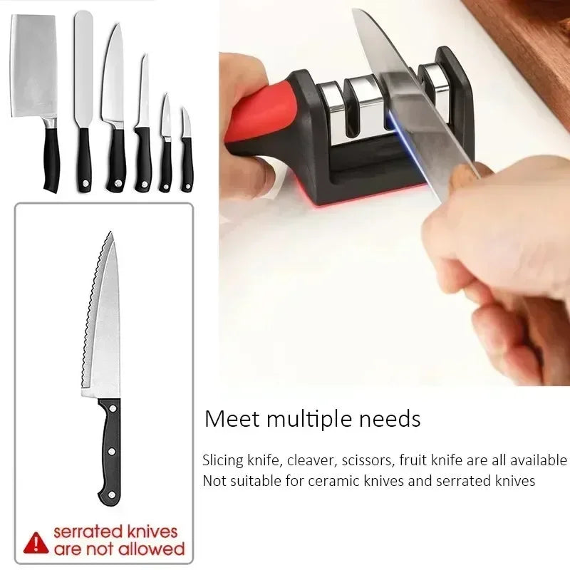 3-Segment Knife Sharpener