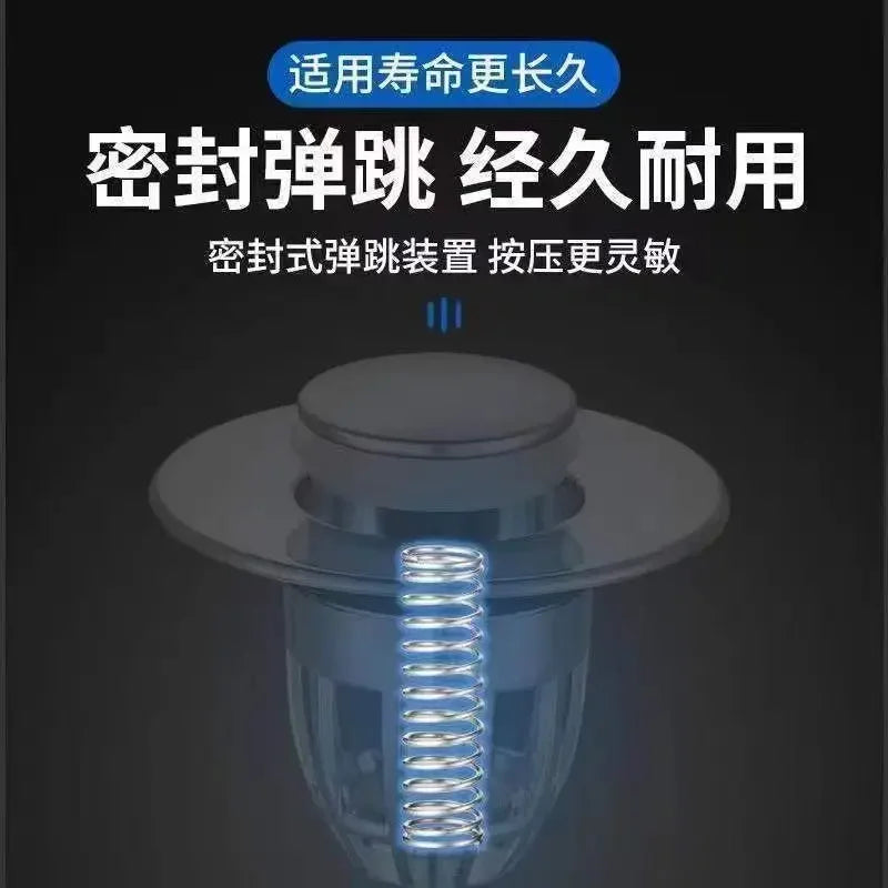 Leak Proof Toilet Washbasin Accessory Press Type Deodorizing Plug