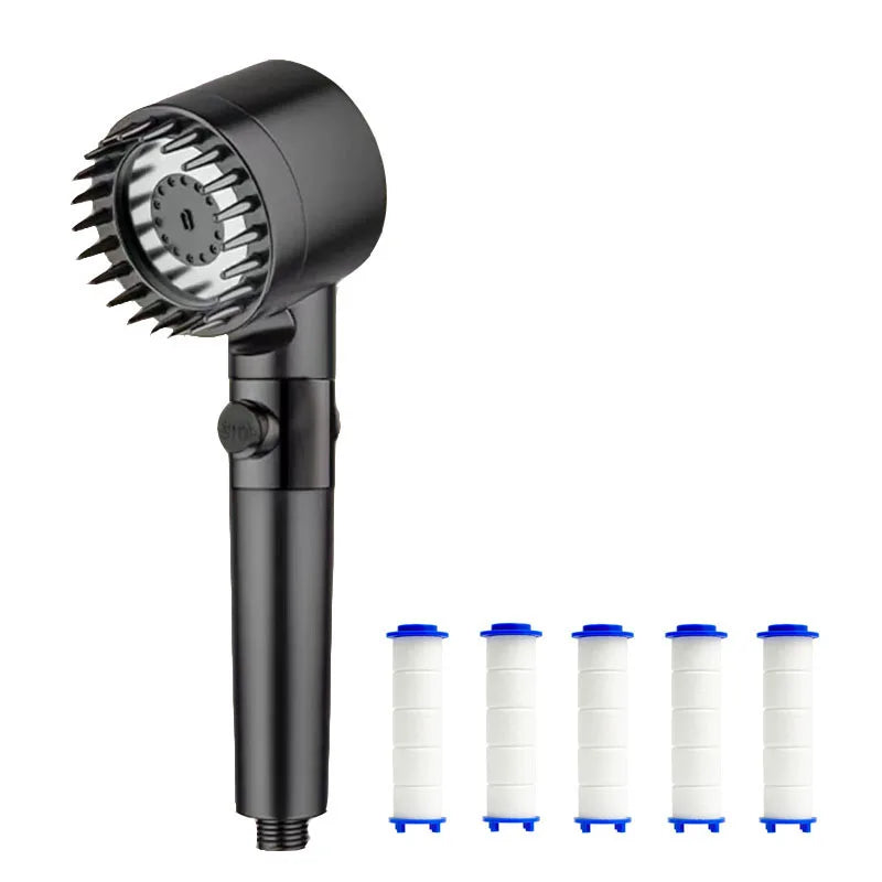 Three Speed Adjustment Bathroom Supplies Head Massage Portable Shower