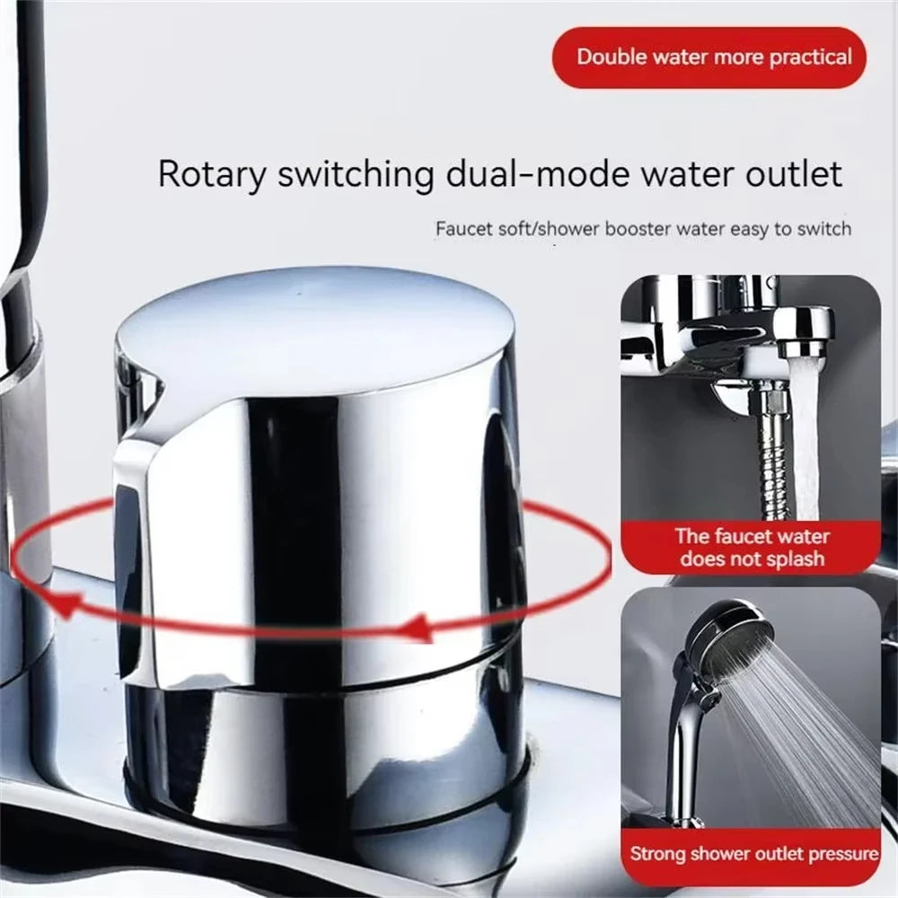 Bathroom Shower Faucet Mixing Valve Shower ,Shower Set Bathtub Mixing Switch Triple Hot and Cold Faucet