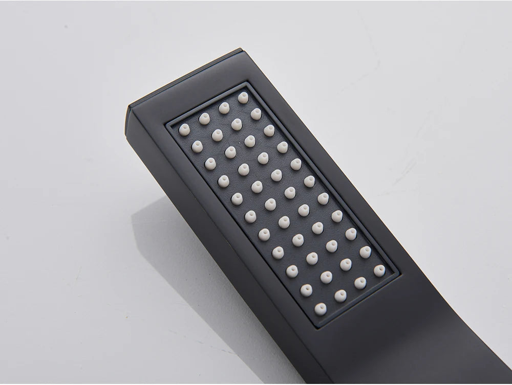 Hand shower Brass Shower Head. Square Handheld Head Replace