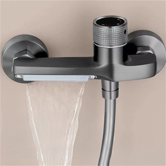 Gun Grey Shower Set , Bathroom Shower Faucet