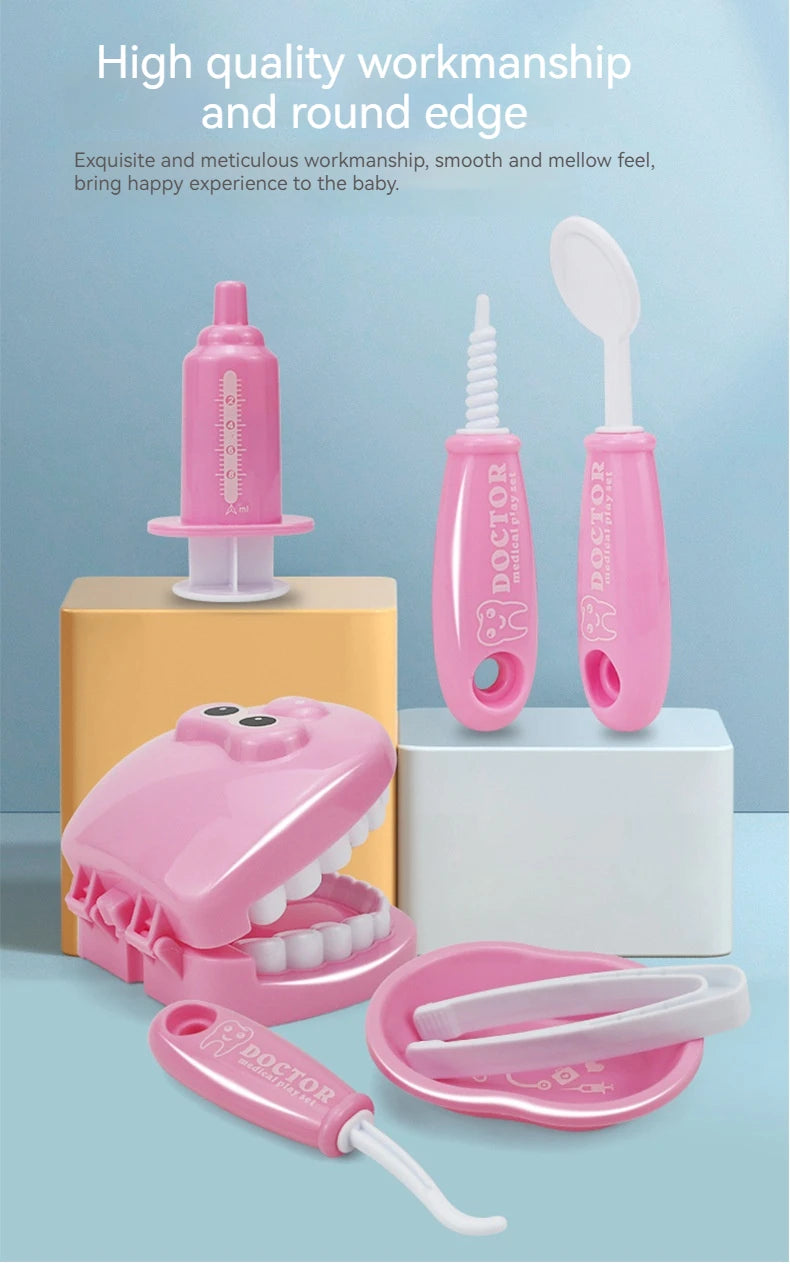 Children Montessori Toys , Dentist Check Teeth Model Doctors Role Play