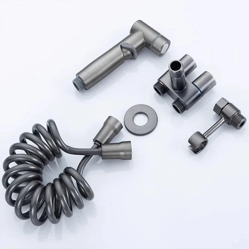All-copper handheld toilet sprayer, bidet faucet,