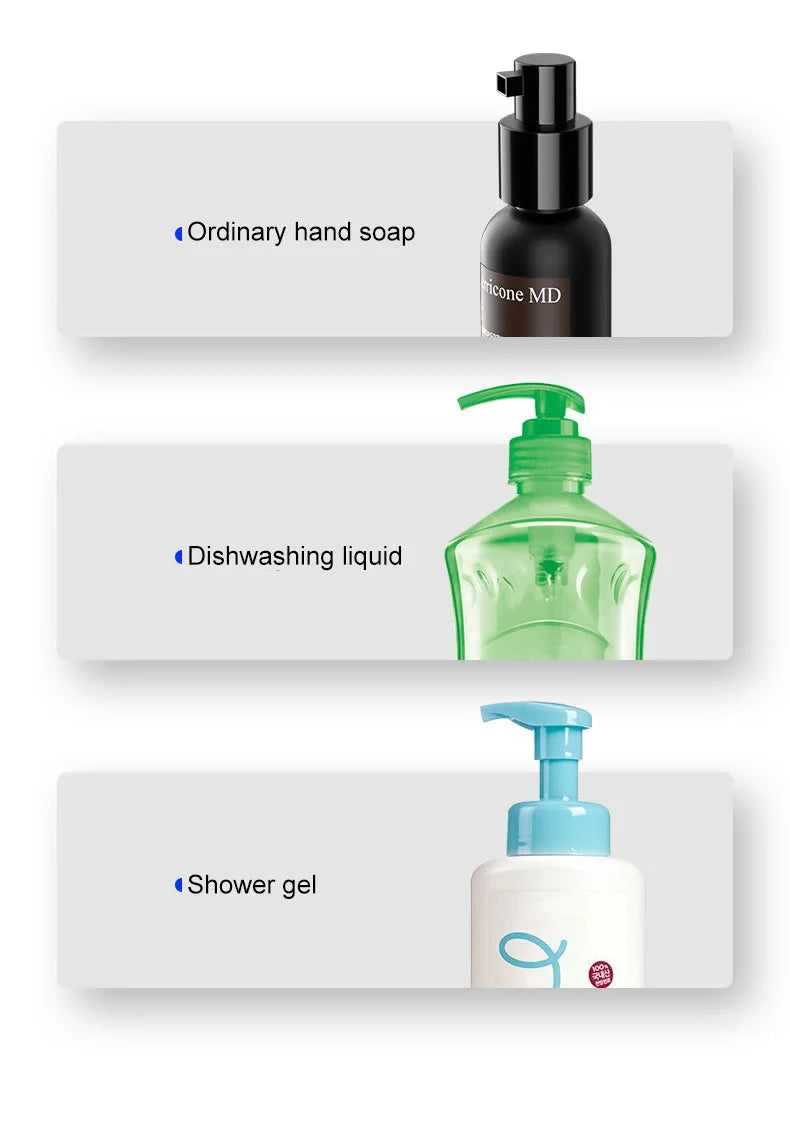 Touchless Automatic Sensor Soap Dispenser Foam Type-C Charging Smart Induction Hand Washer with Temperature Digital Display