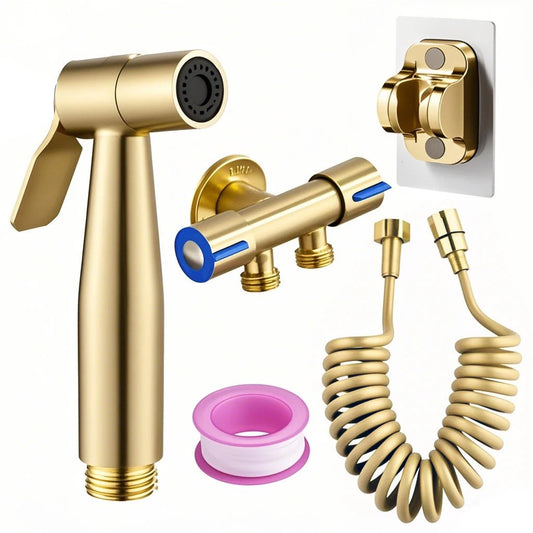 304 Stainless Steel Spray Gun Shower Handheld Bidet Sprayer Set