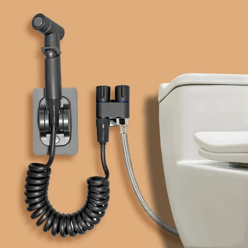 All-copper handheld toilet sprayer, bidet faucet,